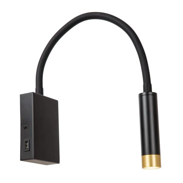 Lucide ALEC - Wall spotlight / Wall light - LED - G9 - 1x3W 2700K - Interchangeable rings included - Black - detail 2